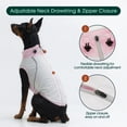 thumbnail image 3 of Kuoser UPF 50+ Sun Protection Dog Shirt, UV Protection Pet T-Shirt with Zipper and Reflective Strips, Breathable, Quick-Dry and Lightweight Vest for Small Dogs, Pink, XS, 3 of 7