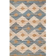thumbnail image 2 of nuLOOM Hand Braided Marla Denim And Jute Diamonds Accent Rug, 3' x 5', Off White, 2 of 2