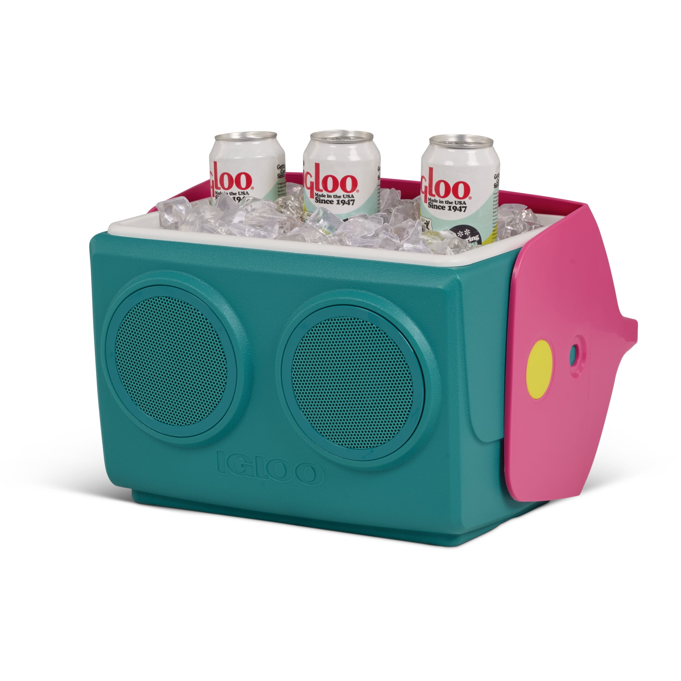 Igloo Playmate KoolTunes 14 QT Hardsided Cooler with Built-In Bluetooth Speakers, Jade