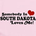 thumbnail image 2 of CafePress - Somebody In South Dakota Loves Me Infant Bodysuit - Baby Light Bodysuit, Size Newborn - 24 Months, 2 of 4