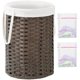 thumbnail image 1 of HAYANLaundry Hamper Laundry Basket Round 19.0 Gal (72 L) Handwoven Rattan Laundry Basket, Large Wicker Laundry Hamper with Removable Laundry Bag Handles 2 Mesh Bags for Bathroom Living Room Brown, 1 of 1