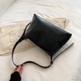 thumbnail image 4 of Bolsos de mano para mujer, estilo Vintage, Color sólido, con cierre de cremallera, bolso diario, 4 of 8