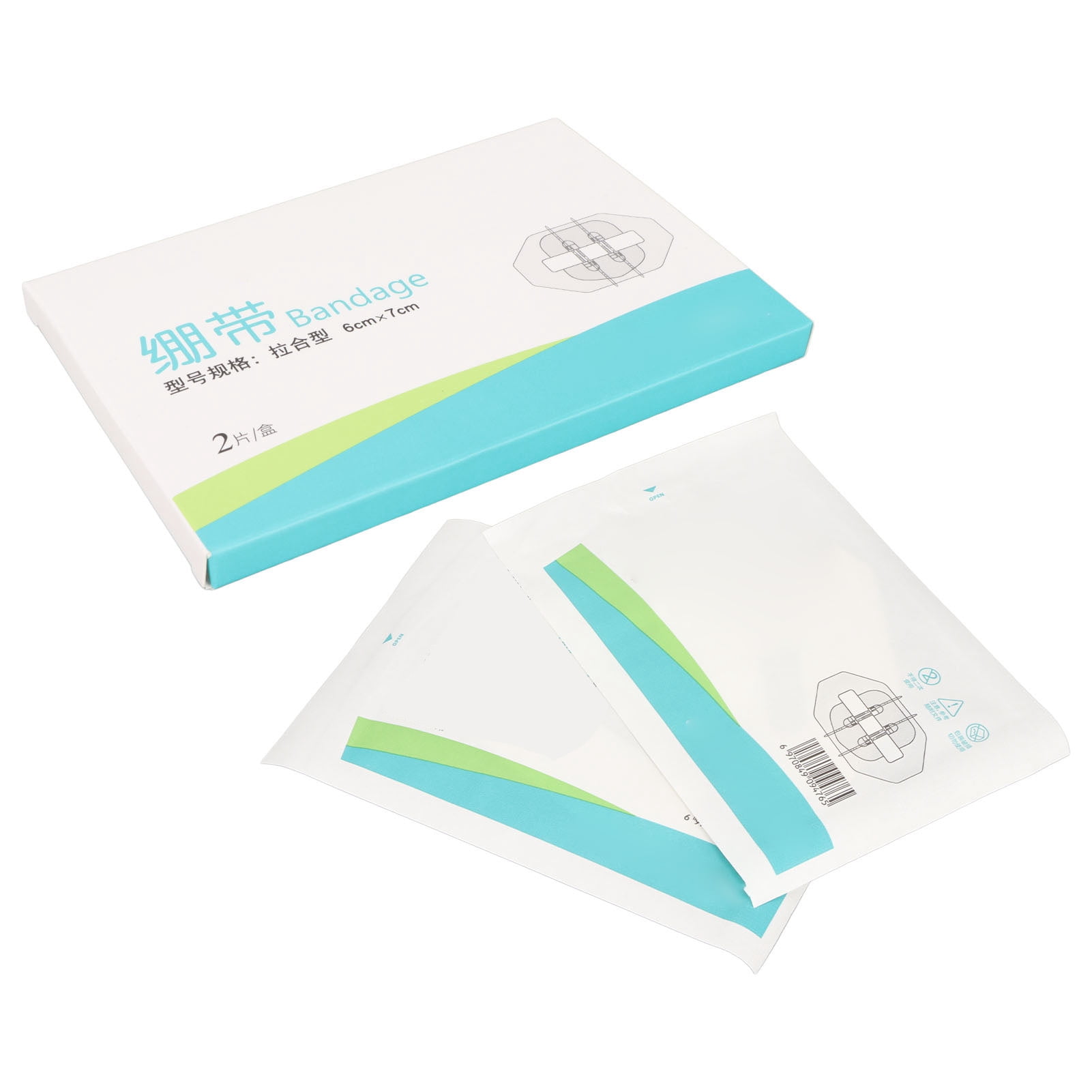 Zip Stitch Sutures Bandaid, Painless Breathable Skin Friendly Portable Skin Closure Device  For Wound Care