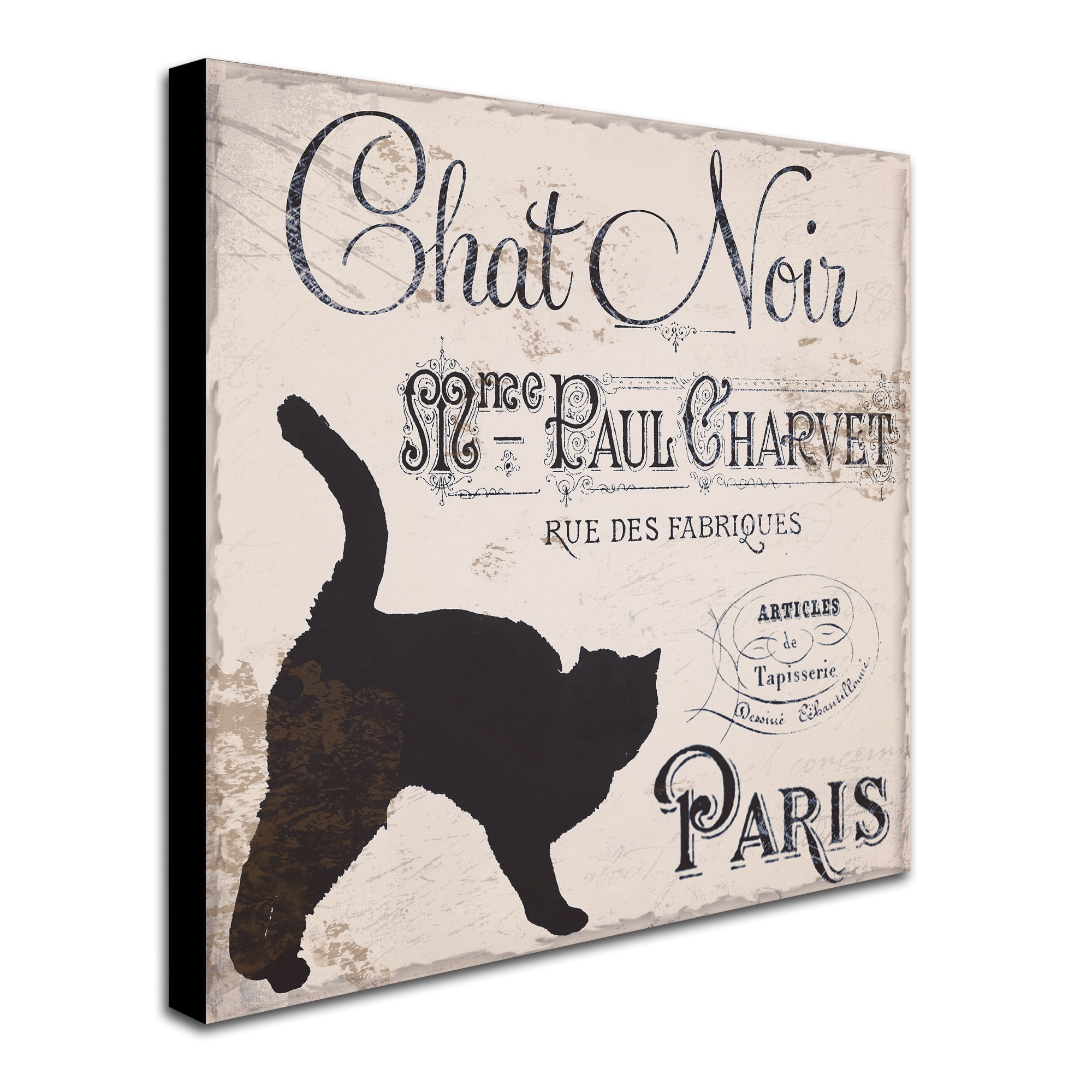 Trademark Fine Art "Les Chats II" Canvas Art by Color Bakery