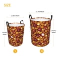 thumbnail image 2 of Lsque Almond Nuts pattern Laundry Hamper Basket, Tall Woven Rope Hamper Basket for Clothes, Lightweight Storage Basket, Collapsible Waterproof-Small, 2 of 8