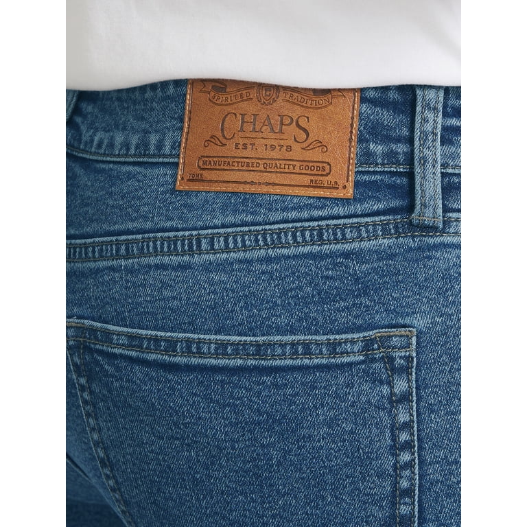Chaps Men's Stretch Relaxed-Fit Denim Jeans photo 6