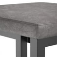 thumbnail image 5 of Sunpan Boone 30" Modern Faux Leather Barstool in Gray-Antique Gray, 5 of 5