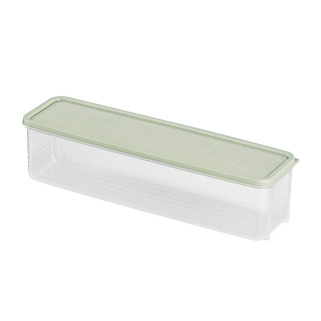 Récipient de Nouilles Transparent Empilable Étanche à l'Humidité avec Couvercle Rectangle de Conservation Frais Boîte Spaghetti Conservation Boîte de Rangement Accessoires de Cuisine