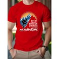 thumbnail image 1 of Sweatshirt 3D Casual Retro Pattern Series Men's T-shirt, 1 of 2