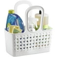 thumbnail image 4 of iDesign Small Plastic Orbz Bathroom Shower Tote, 11.25" x 5.25" x 12", White, 4 of 6