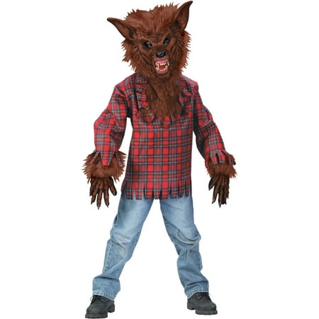 Fun World Werewolf Boys' Halloween Dress Up / Role Play Costume, L