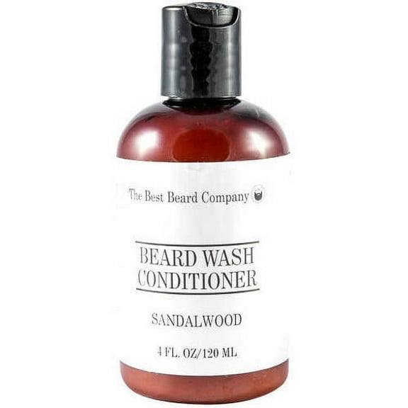 The Best Beard Company Sandalwood Beard Wash Conditioner, 4 fl oz