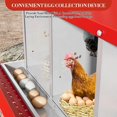 thumbnail image 2 of Chicken Nesting Box with Roll Out Egg Tray, Galvanized Steel Rustproof Laying Boxes for Hens, Chickens & Ducks, Ventilated & Easy-Clean Design, 2 of 8