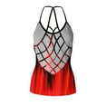 thumbnail image 3 of Aayomet Women'S Summer Tank Top Women's Summer Sleeveless Chiffon Blouse Business Casual Tank Flowy Tops for Women,Red XL, 3 of 4