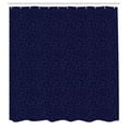 thumbnail image 2 of Ambesonne Dark Blue Shower Curtain, Repetition Starry Night, 69"Wx70"L, Dark Blue Navy Blue, 2 of 4