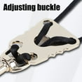 thumbnail image 3 of Saxophone Neck Strap Embroidered Adjustable Soft Leather Padded for Alto Tenor Soprano Baritone Sax Clarinet with Metal Hook, 3 of 7