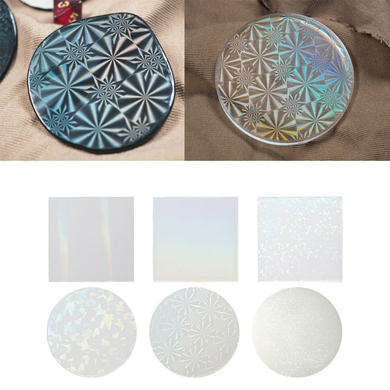 ✪ Holographic Resin Mold Holographic Molds Inlay for Resin Silicone Molds  Epoxy 