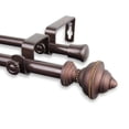 thumbnail image 4 of Home Window Palace Double Curtain Rod 28-48 inch - Antique Gold, 4 of 4