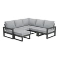thumbnail image 2 of WestinTrends Montara 6-Piece Outdoor Patio Corner Sectional Sofa Conversation Set, Gray/Light Gray, 2 of 15