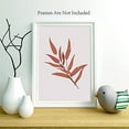 thumbnail image 6 of 4pcs Minimalist Fall Leaves Art Print Leaves Canvas Wall Art Set Print Poster Home Decor Wall Art Modern Artwork for Dressing Room Bedroom Bathroom Home Girls Gift, 6 of 7