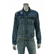 Women's Ralph Lauren Polo Distressed Patchwork Denim Trucker Jacket New XS