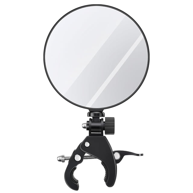 Grand Miroir d'Inspection Extensible de 4,9 Po, Inclinaison à 180° et Rotation à 360°, Miroir d'Inspection Réglable pour Gouttières, Toit, Conduit, sous le Véhicule