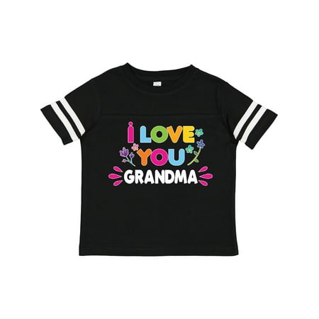 

Inktastic I Love You Grandma with Flowers Gift Toddler Toddler Girl T-Shirt