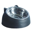 thumbnail image 1 of Cuenco para perros y , contenedor de 15 degree, alimentador de aguntideslizante parlimentos, de alimentación inclinado de , negro Colco Cuencos para gatos, 1 of 7