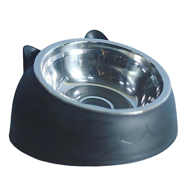 Cuenco para perros y , contenedor de 15 degree, alimentador de aguntideslizante parlimentos, de alimentación inclinado de , negro Colco Cuencos para gatos