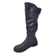 thumbnail image 2 of Botas de montar de vaquero a la moda para mujer, zapatos informales cálidos de tacón medio, botas de tubo medio Wmkox8yii sdhk158, 2 of 3