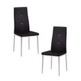thumbnail image 1 of Best Master Furniture T246 Upholstered Dining Chair, Black, 1 of 3