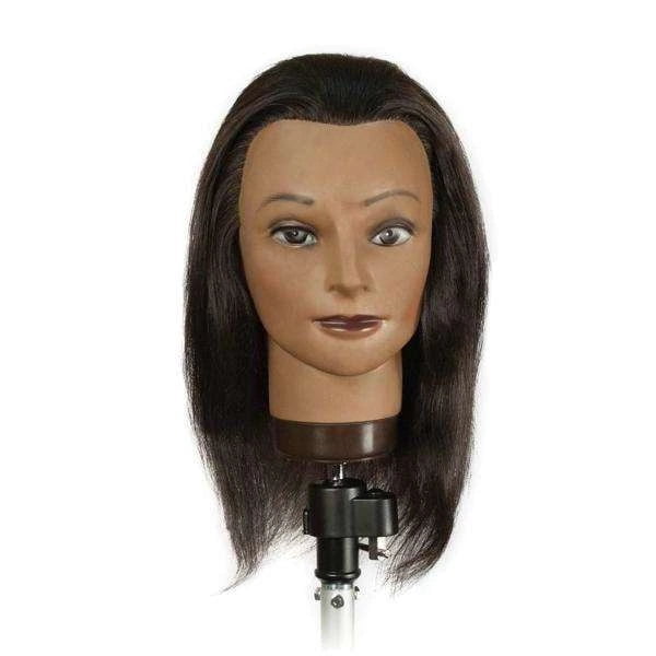 Hairkins Mannequin Head 100% Human Hair - Choose Your Style