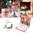 thumbnail image 4 of Calendario de Adviento de Navidad Pulseras de cuentas de bricolaje Calendario de cuenta regresiva de 24 días de Navidad Conjunto de caja de regalo para niños Niños Niñas Favor de fiesta de Navidad, 4 of 8