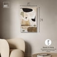 thumbnail image 5 of Soft Tans Canvas Midcentury Abstract Wall Art by Art Remedy, Gallery Wrapped, 20" x 30", 5 of 7