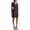 purple, variant on American Living Womens Jersey Ruffled Dress, Purple, 8