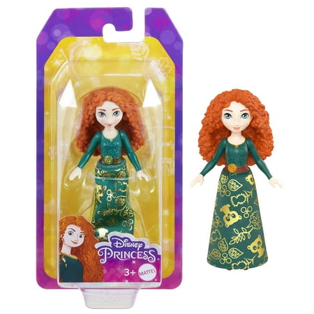 Disney Princess Merida Small Doll, Collectible Disney Toy Inspired by the Movie Brave