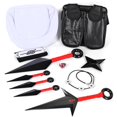 thumbnail image 2 of Naruto Weapons Ninja Bag Kunai Headband Gloves Shuriken Set Toys Kids Cosplay Itachi Anime Figure Prop Apparel Cool Accessories Gao Jinjia LED, 2 of 2