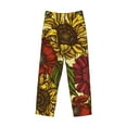 thumbnail image 4 of Balery Men'S Sunflower Pants,Sleepwear Pants,Pajama Pants,Pj Bottoms Drawstring And Pockets-Small, 4 of 9