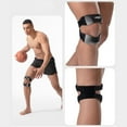 thumbnail image 6 of Zeiwohndc Breathable Knee Support Strap with Adjustable Fit Hiking Knee Stabilizers, 6 of 14