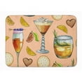 thumbnail image 1 of Carolines Treasures BB5200RUG Drinks & Cocktails Peach Machine Washable Memory Foam Mat, 1 of 4