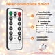 thumbnail image 5 of Guirnalda de luces de 3 m x 3 m: 300 LED, alimentada por USB, con 8 modos de iluminación para decoración navideña, interior, dormitorio, ventana, cumpleaños y fiesta (blanco cálido)., 5 of 5