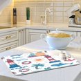 thumbnail image 6 of Dish Drying Mat Kitchen Pad Large Counter Absorbent Dish Mats Drainer Adventure in The Sea, 6 of 8