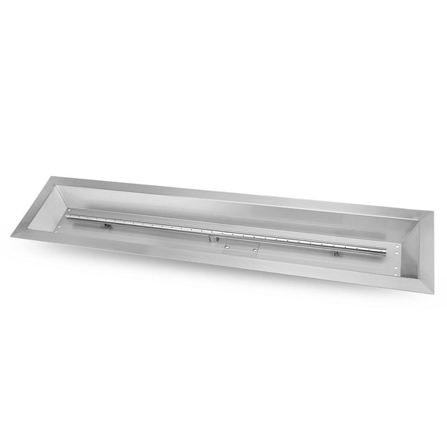 Stanbroil Stainless Steel Linear Trough Drop-in Fire Pit Pan and Burner 30 by 6-Inch