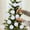 White, variant on YingYouFu Flocking Christmas Balls 6cm 12-Piece Boxed Painted Velvet for Tree Hanging Holiday Decor
