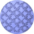thumbnail image 1 of Ahgly Company Indoor Round Persian Blue Traditional Area Rugs, 4' Round, 1 of 4