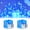 Blue, variant on JMEXSUSS 2 Pack 100 LED Fairy Lights Battery Operated, 33ft White String Lights with Remote, 8 Mode Twinkle Lights for Bedroom Indoor Outdoor Decorations
