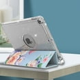 thumbnail image 4 of Dteck iPad 8th 7th Generation Case with Pencil Holder - Slim Folio Stand Smart Magnetic Full Body Protective Cover with Auto Wake/Sleep for iPad 10.2 Inch Tablet 2020/2019 Release, Blue Floral, 4 of 7