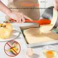 thumbnail image 3 of Juego de espátulas de silicona de 8 pulgadas, espátulas de goma grandes resistentes al calor, herramienta para mezclar y hornear, antiadherentes, flexibles y sin costuras, 3 of 5