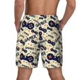 thumbnail image 4 of Goofa Game Controller Printed Men's Swim Trunks Board Shorts Quick Dry Mens Swimming Trunks with Compression Liner,Breathable Fit Hawaii Beach Shorts-Small, 4 of 9
