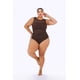 thumbnail image 1 of Traje de baño con detalle de mesh Roman Fashion /Tallas Extras, W-12 (Cafe) cafe 40, 1 of 6
